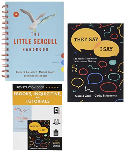 Stock image for They Say / I Say, 4e with access card + The Little Seagull Handbook, 3e for sale by HPB Inc.