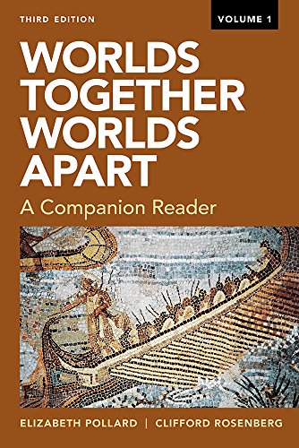 Beispielbild fr Worlds Together, Worlds Apart : A Companion Reader, Volume 1 zum Verkauf von Better World Books