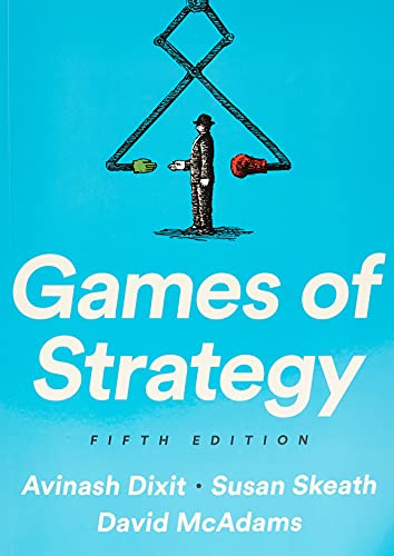 Stock image for Games of Strategy for sale by SGS Trading Inc