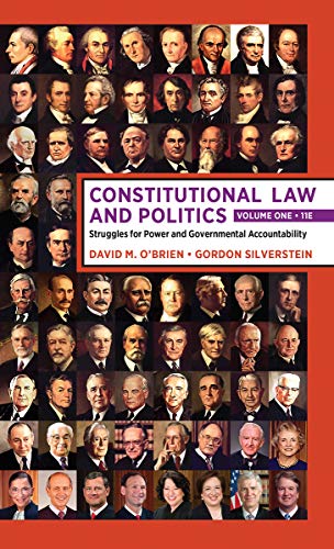 Stock image for Constitutional Law and Politics: Volume 1: Struggles for Power and Governmental Accountability for sale by BooksRun
