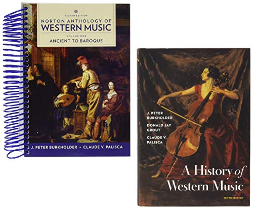 9780393698169: A History of Western Music, With Media Access Registration Card + Norton Anthology of Western Music, 8th Ed Volume 1