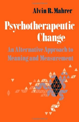 Beispielbild fr Psychotherapeutic Change: An Alternative Approach to Meaning and Measurement zum Verkauf von Wonder Book