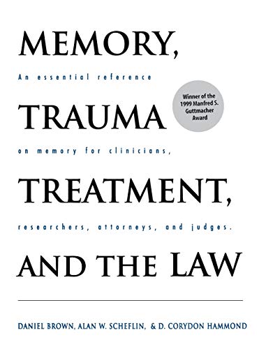 Beispielbild fr Memory, Trauma Treatment, and the Law zum Verkauf von Better World Books