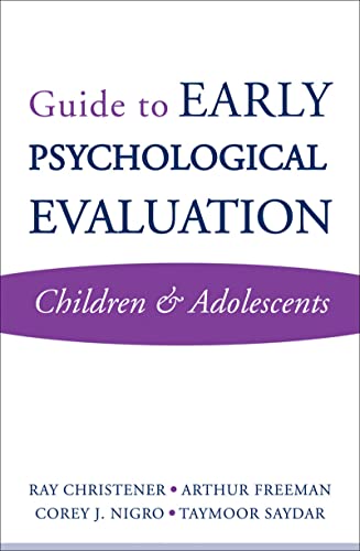 Beispielbild für Guide to Early Psychological Evaluation: Children & Adolescents (Norton Professional Book) zum Verkauf von medimops