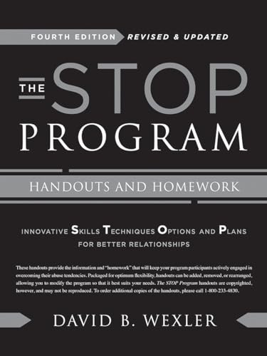 9780393714593: The Stop Program: Handouts and Homework: Innovative Skills, Techniques, Options, and Plans for Better Relationships