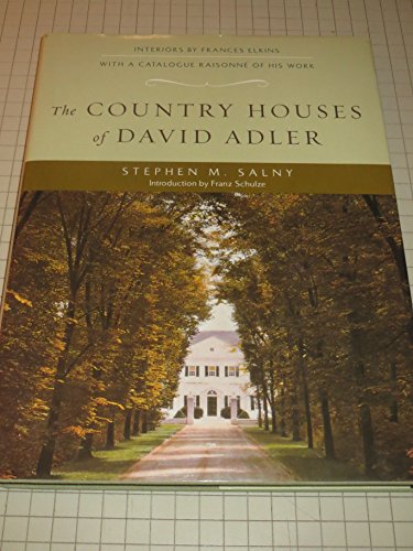 Beispielbild fr The Country Houses of David Adler zum Verkauf von Book Grove, RMABA