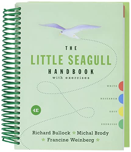 Imagen de archivo de The Little Seagull Handbook with Exercises a la venta por SecondSale