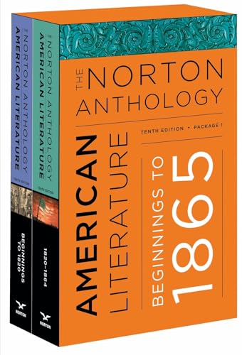 9780393884425: The Norton Anthology of American Literature Package 1: Beginnings to 1865 (A-B)