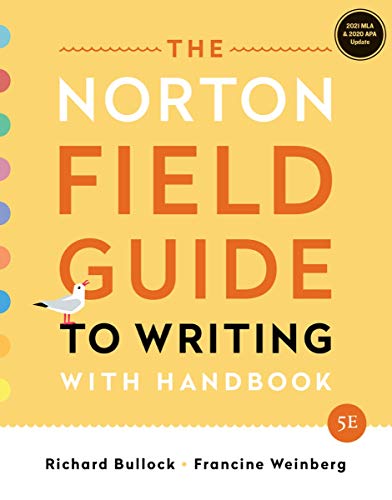9780393885736: The Norton Field Guide to Writing with Handbook: With Handbook, Mla 2021 and Apa 2020