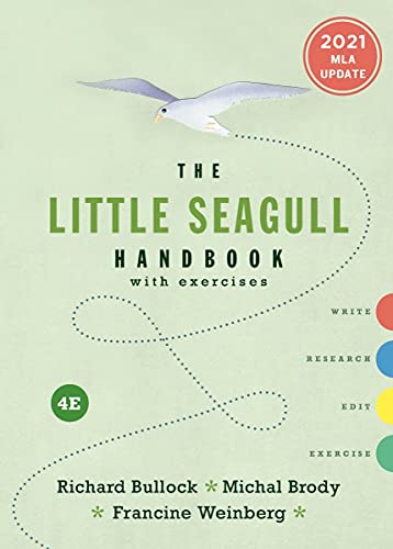 Stock image for The Little Seagull Handbook with Exercises: 2021 MLA Update for sale by BombBooks