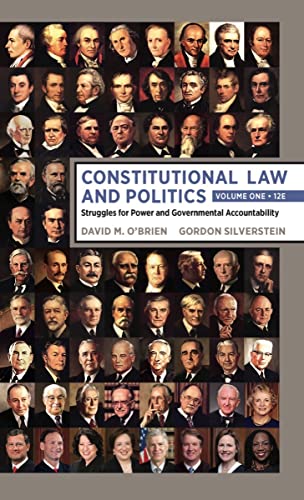 Stock image for Constitutional Law and Politics: Struggles for Power and Governmental Accountability (Volume 1) for sale by Wonder Book