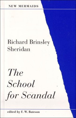 Imagen de archivo de The School for Scandal a la venta por BookHolders