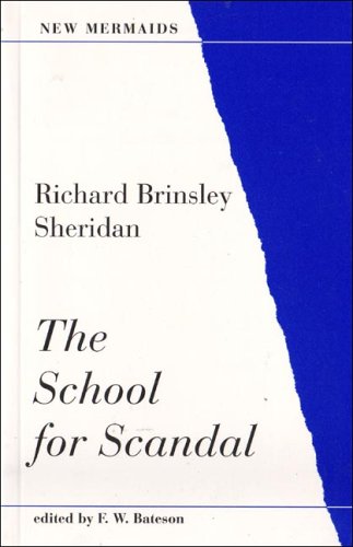 Stock image for The School for Scandal for sale by Better World Books