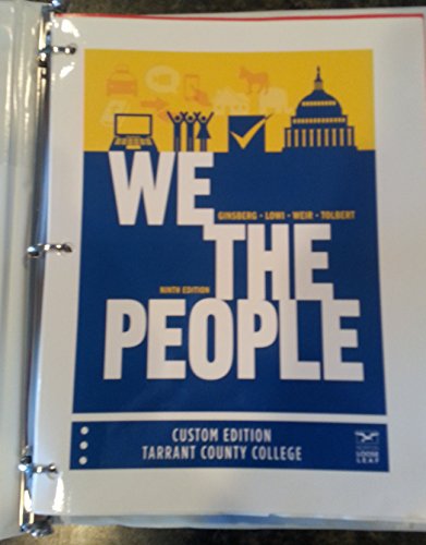 Imagen de archivo de We The People 9th Ed TCC Ed a la venta por HPB-Red