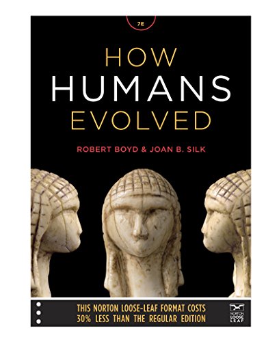 Imagen de archivo de How Humans Evolved (Norton Loose-Leaf) a la venta por HPB-Red