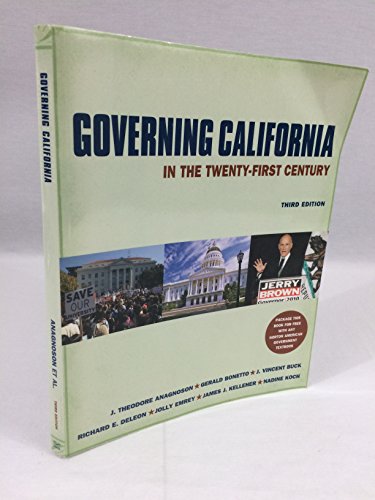 Beispielbild fr Governing California in the Twenty-First Century (Third Edition) zum Verkauf von SecondSale