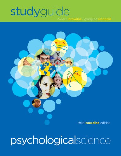 Beispielbild fr Study Guide : For Psychological Science, Third Canadian Edition zum Verkauf von Better World Books