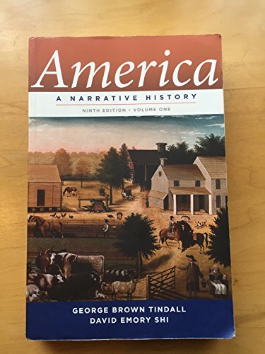 Beispielbild fr America: A Narrative History (Ninth Edition) (Vol. 1) zum Verkauf von SecondSale