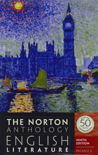 Beispielbild fr The Norton Anthology of English Literature (Ninth Edition) (Vol. Package 2: Volumes D, E, F) zum Verkauf von Front Cover Books