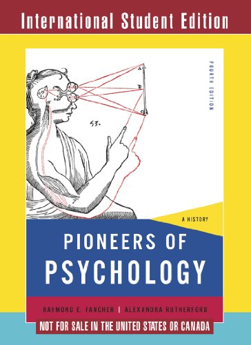 Stock image for Pioneers of Psychology: A History for sale by Bahamut Media