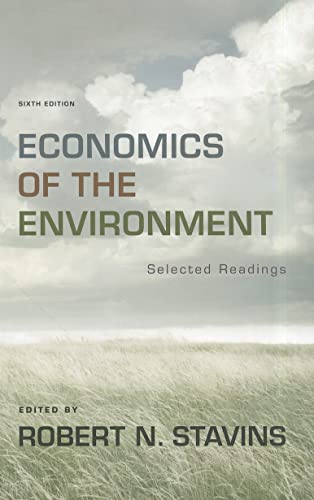 Imagen de archivo de Economics of the Environment a la venta por Blackwell's