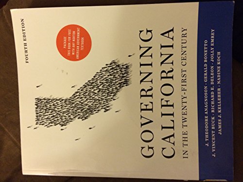 Beispielbild fr Governing California in the Twenty-First Century (Fourth Edition) zum Verkauf von SecondSale