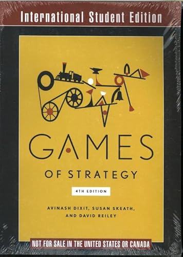 9780393920758: Games of Strategy