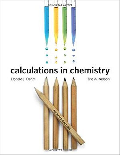 9780393920987: Calculations in Chemistry: An Introduction