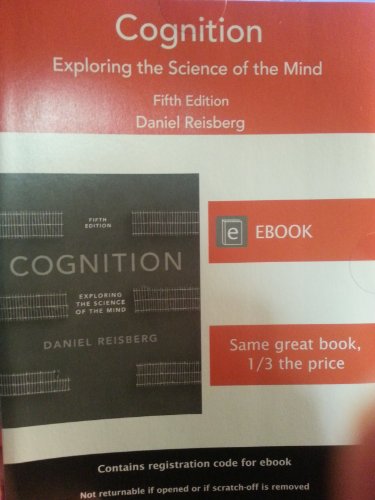 Cognition: Exploring the Science of the Mind (9780393922516) by Reisberg, Daniel