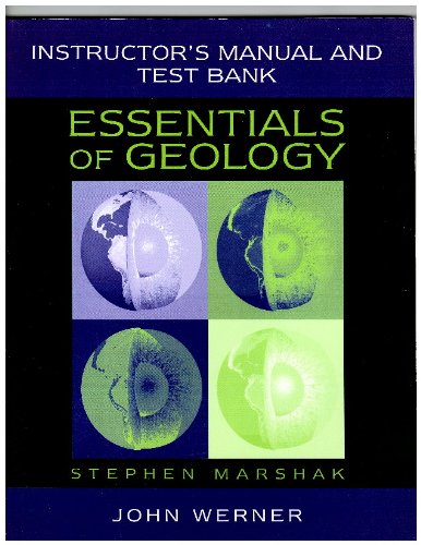 9780393924596: Essentials of Geology: Instructors' Manual / Tif