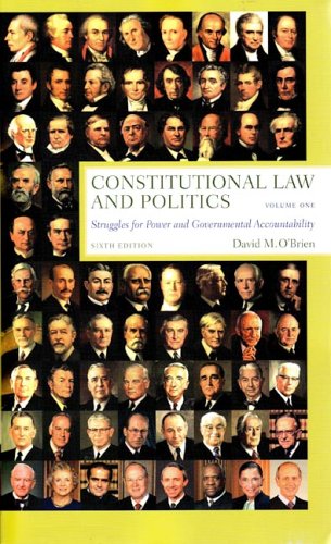 Beispielbild fr Constitutional Law and Politics zum Verkauf von Better World Books