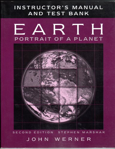 Stock image for Earth: Instructor's Manual for sale by Irish Booksellers