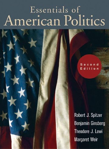 Beispielbild fr Essentials of American Politics zum Verkauf von Better World Books