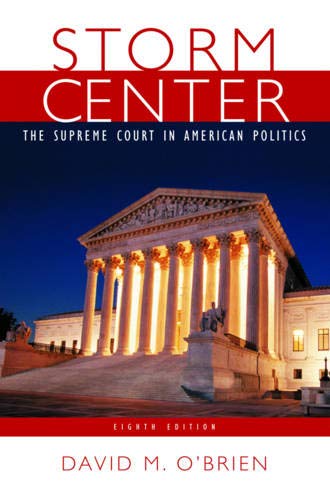 Beispielbild fr Storm Center : The Supreme Court in American Politics zum Verkauf von Better World Books