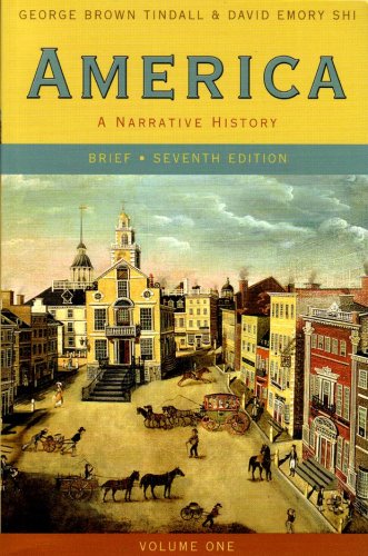 9780393927351: America: A Narrative History (Brief Seventh Edition) (Vol. 1)