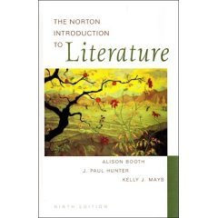9780393927894: The Norton Introduction to Literature- Text Only