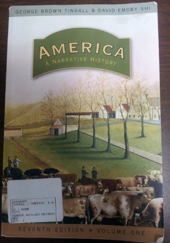 Stock image for America Vol. 1 : A Narrative History for sale by Better World Books