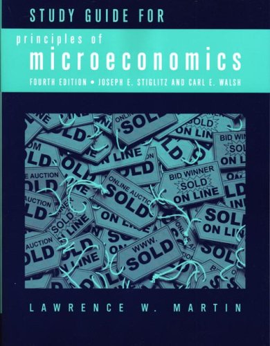 Imagen de archivo de Principles of Microeconomics, 4e Study Guide a la venta por Better World Books