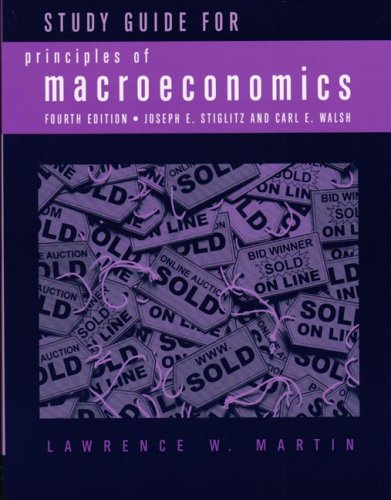 Stock image for Principles of Macroeconomics, 4e Study Guide for sale by Better World Books