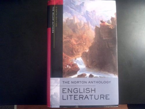 9780393928280: The Norton Anthology of English Literature, Major Authors Edtion