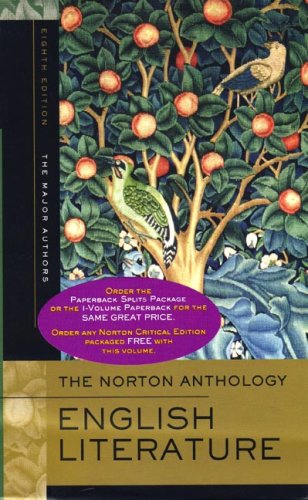 Beispielbild fr Norton Anthology of English Literature: The Major Authors zum Verkauf von Wrigley Books