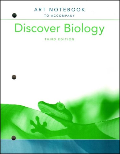 Art Notebook: for Discover Biology, Third Edition (9780393928464) by Cain, Michael L.; Damman, Hans; Lue, Robert; Morel, Richard; Yoon, Carol Kaesuk
