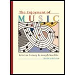 Imagen de archivo de The Enjoyment of Music a la venta por Better World Books Ltd