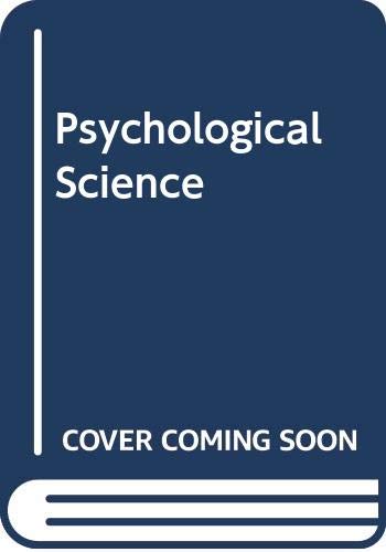 9780393929621: Psychological Science (2nd Canadian Edition)