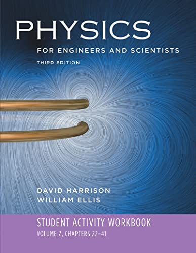 9780393929768: Student Activity Workbook: for Physics for Engineers and Scientists, Third Edition