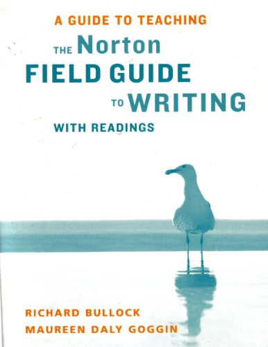 Stock image for A Guide to Teaching the Norton Field Guide to Writing with Readings for sale by BookHolders