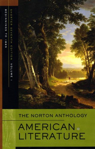 Imagen de archivo de The Norton Anthology of American Literature (Shorter Seventh Edition) (Vol. 1) a la venta por More Than Words