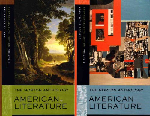 Imagen de archivo de The Norton Anthology of American Literature a la venta por Ergodebooks