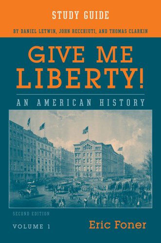 Beispielbild fr Study Guide: for Give Me Liberty! An American History, Second Edition zum Verkauf von Wonder Book