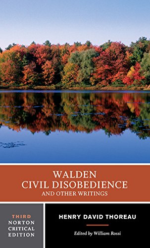 Imagen de archivo de Walden, Civil Disobedience, and Other Writings (Norton Critical Editions) a la venta por Seattle Goodwill